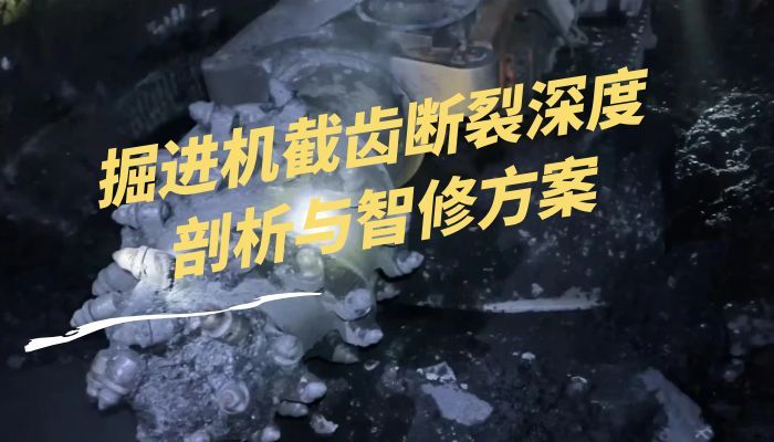掘进机截齿断裂深度剖析与智修方案